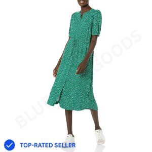 Fit and Flare Midi Dress with Pockets Classic Casual Sleeveless Chic Comfort